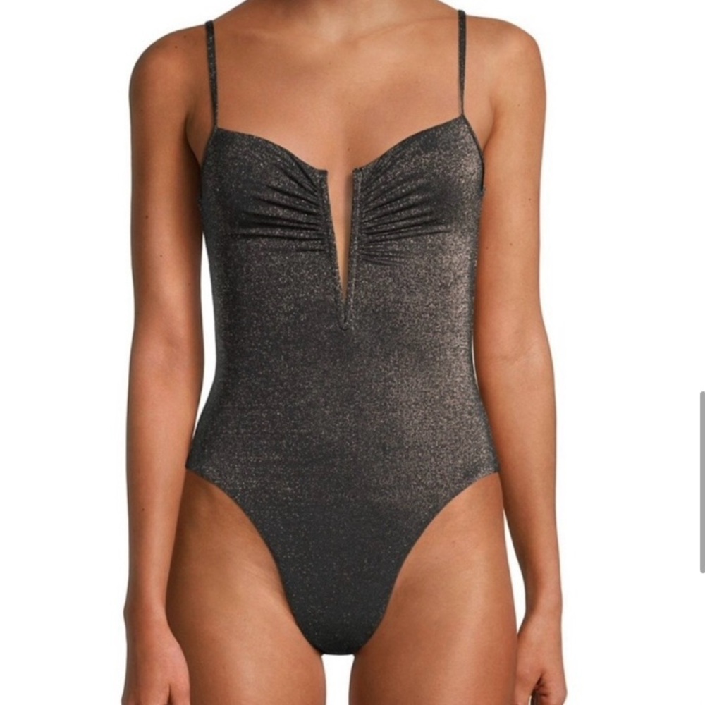 24 Hour Sale: $25 NEW L*Space V-Wire Roxanne Metallic Swimsuit